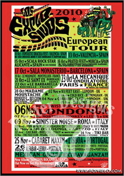 Los Explosivos, European Tour Poster 2010, Poster, Graphic Design, Sophie Lo